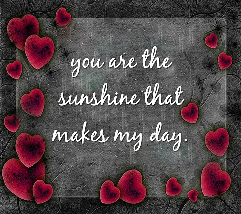 Your My Sun Shine, feeling, in love, love, new, nice, romantic, saying, sunshine, HD wallpaper