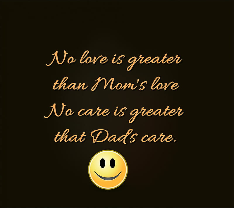 mom and dad, care, cool, dad, greater, life, love, mom, new, quote, saying, sign, HD wallpaper