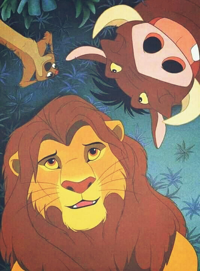 The Lion King, animated, animation, disney, pumbaa, simba, the lion kings,  timon, HD phone wallpaper | Peakpx