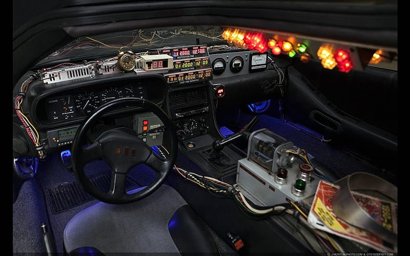 2014 Delorean DMC-12 Time Machine ~ Back to the Future, Delorean, carros, Replica, 2014, HD wallpaper