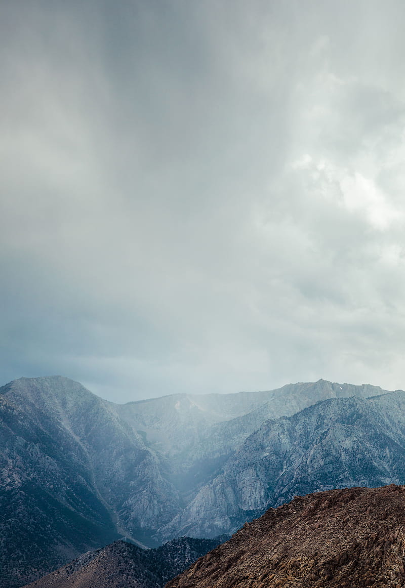 High Sierra Nature Aframeapart Blue Clouds Landscape Mountain Rockface Hd Phone Wallpaper Peakpx