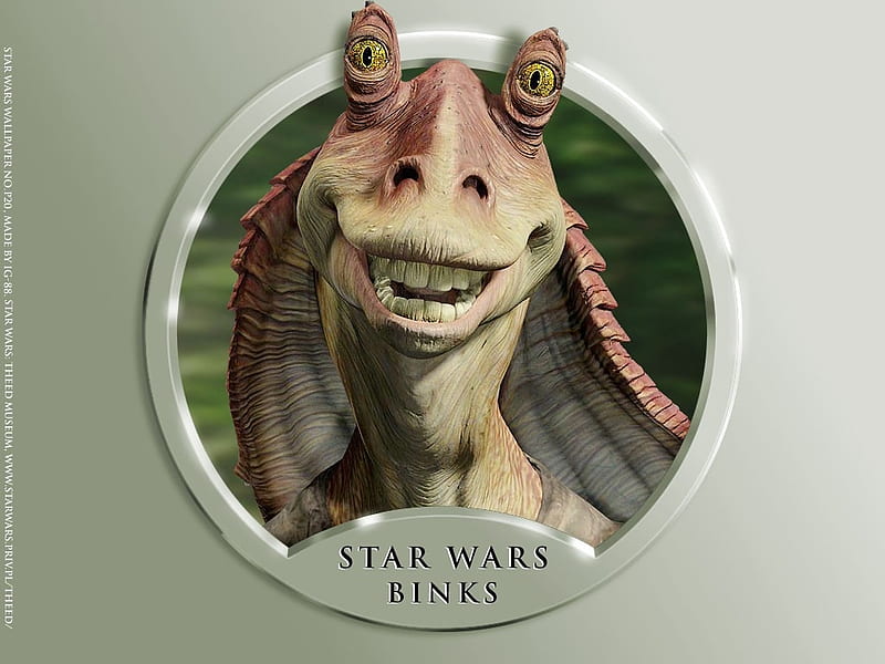 Star Wars - Jar Jar Binks, action, Jar Jar Binks, film, Star Wars, Movie, HD wallpaper