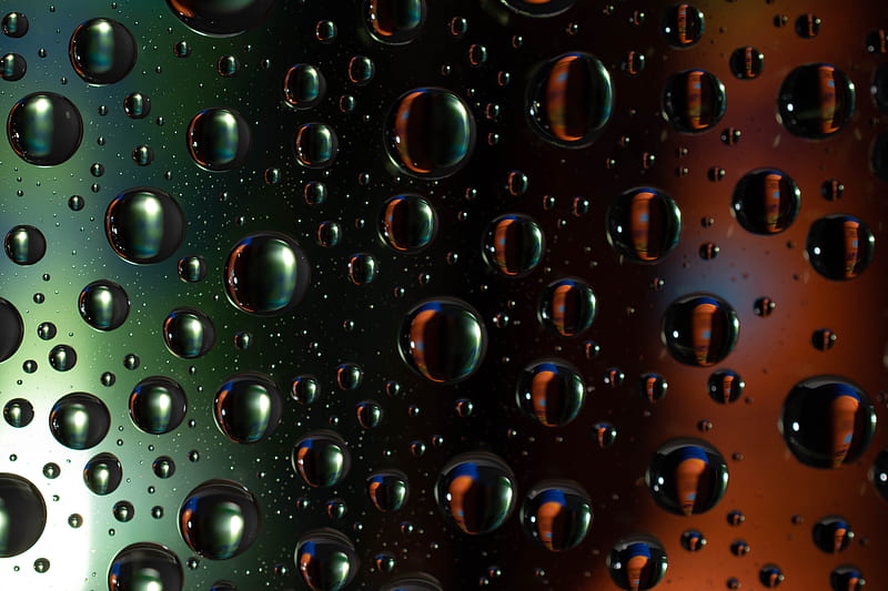 bubbles, liquid, texture, macro, HD wallpaper