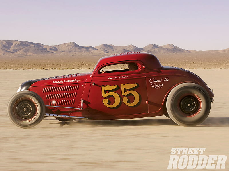 '34 Ford Coupe, 1934, race, racing, hotrod, ford, car, hot, classic, street, vintage, desert, rod, custom, antique, coupe, rat, 34, HD wallpaper