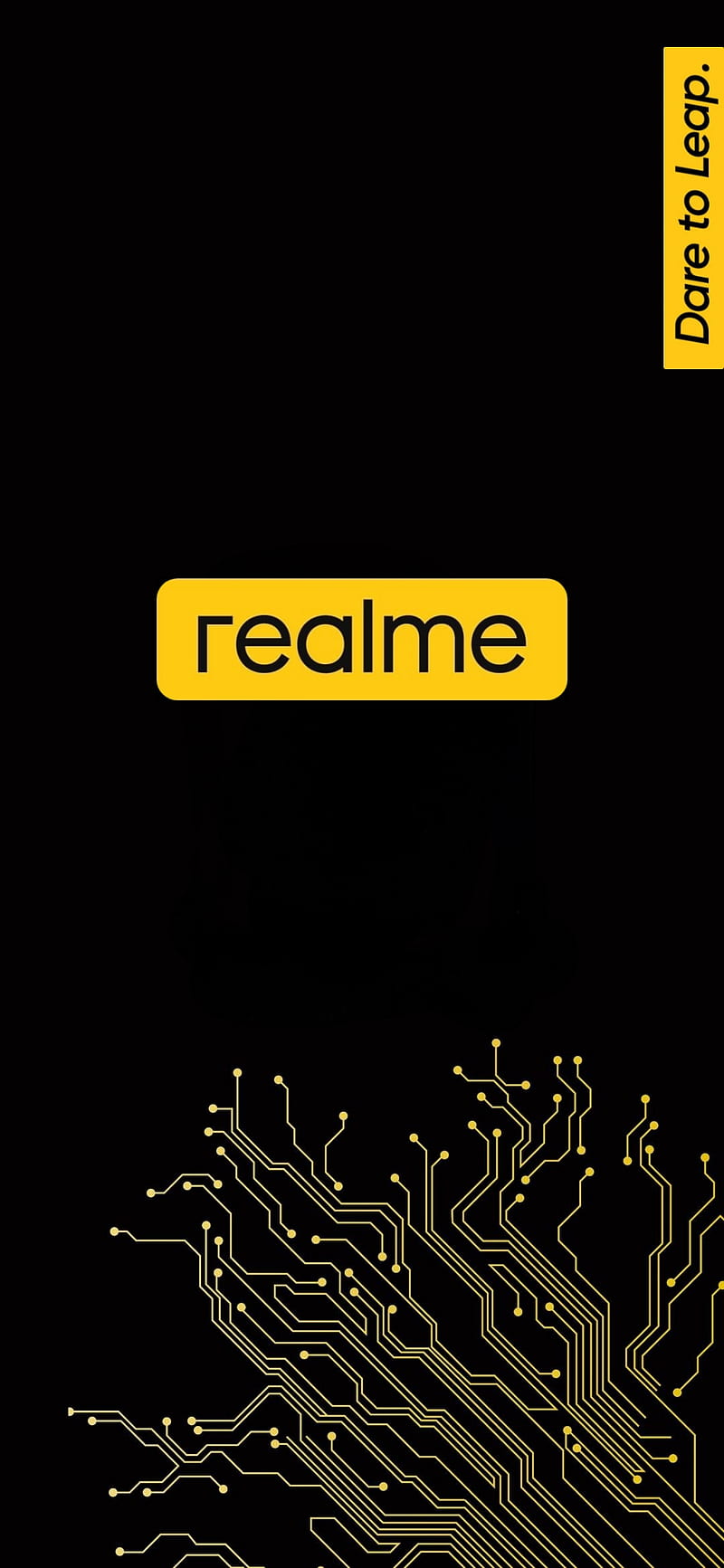 Realme Dare To Leap, dare to leap, desenho, brand, tech, HD phone wallpaper