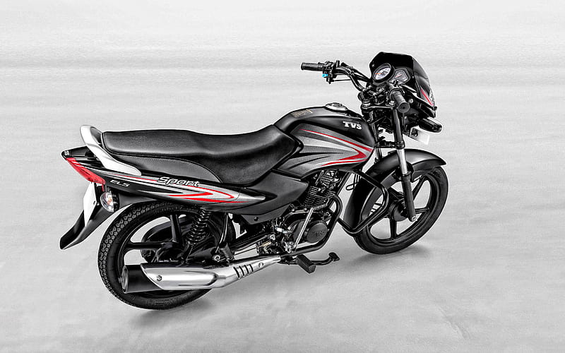 TVS Sport, Special Edition, Motorcycle commuter bike, exterior, indian motorcycles, TVS Motor Company, HD wallpaper