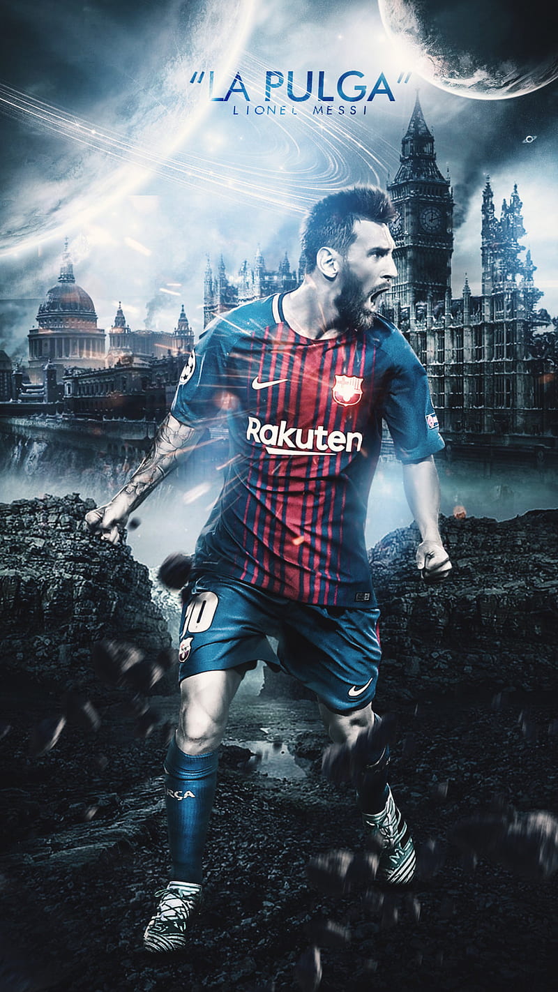 Messi, 3d, barcelona, city, fantasy, football, goal, leo, player, soccer,  HD phone wallpaper | Peakpx