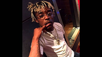 lil uzi vert is having finger inside mouth wearing white tshirt and chains music, HD wallpaper