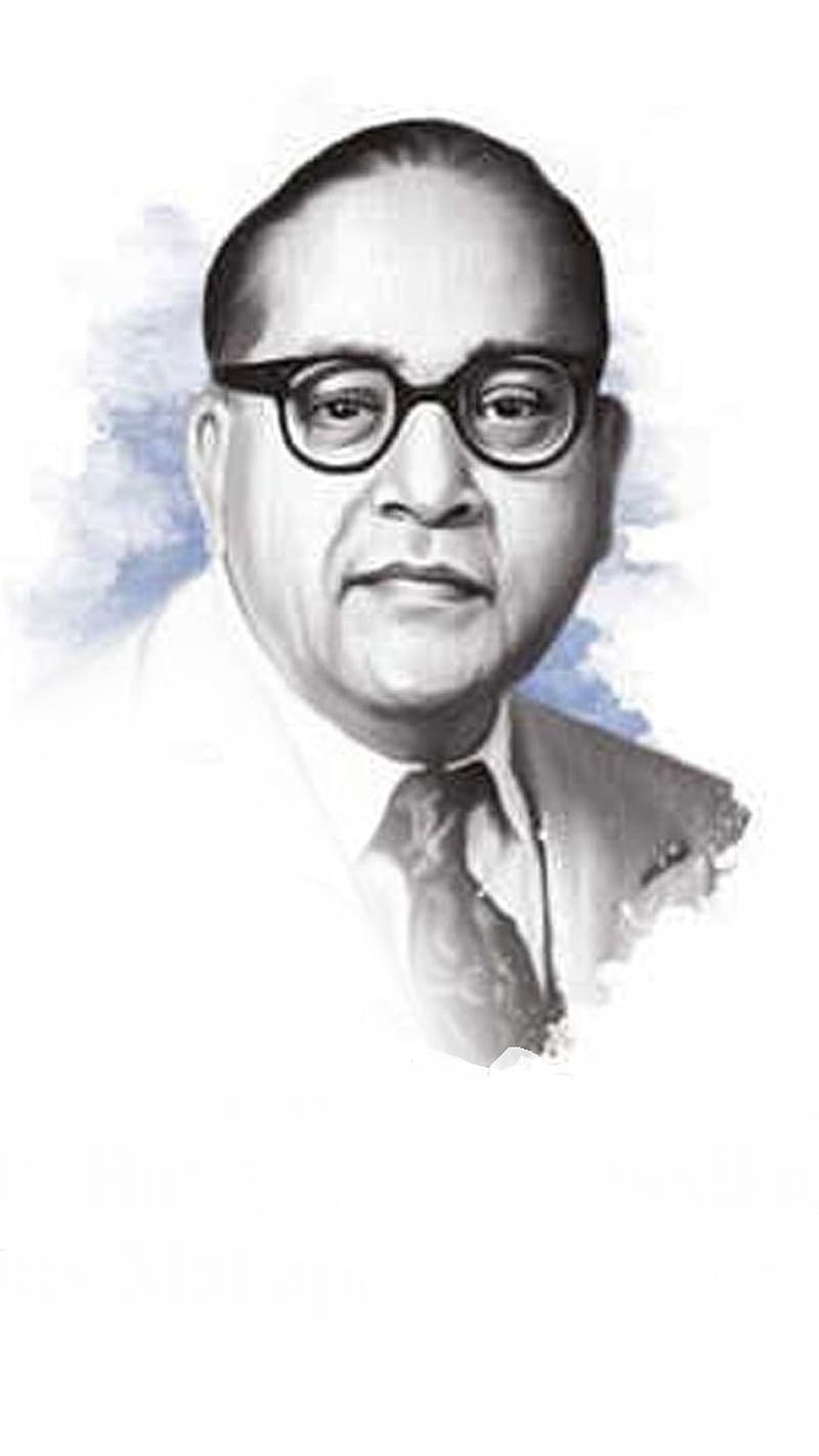 Doctor Bhimrao Ambedkar, sketch, dr ambedkar, baba, HD phone wallpaper