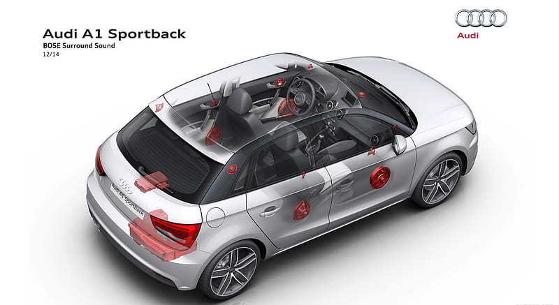 2015 Audi A1 Sportback - BOSE Surround Sound , car, HD wallpaper