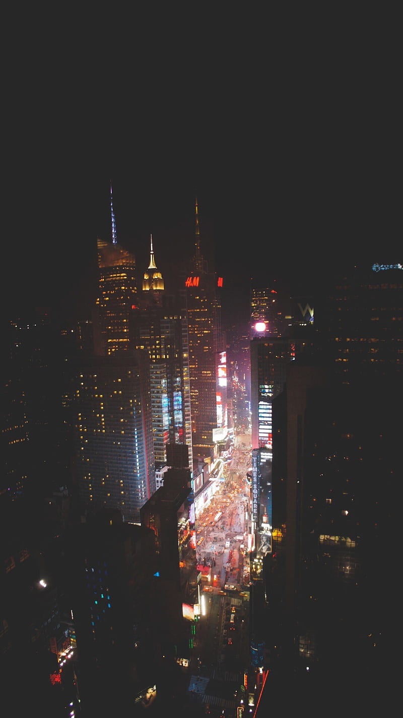 New York City, building, street light, HD phone wallpaper