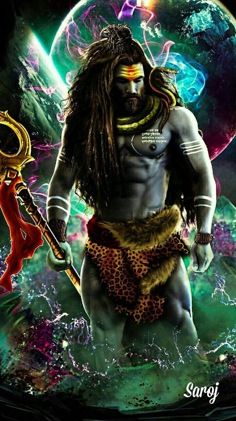 Saroj Kumar on HAR HAR MAHADEV. Shiva , Lord shiva , Shiva lord, Angry Lord Vishnu, HD phone wallpaper