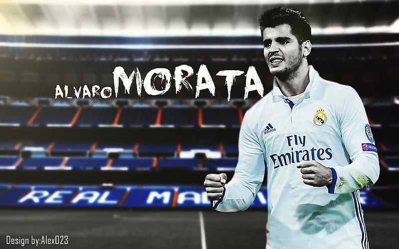Alvaro Morata, Real, Madridista, Alvaro, Morata, HD wallpaper