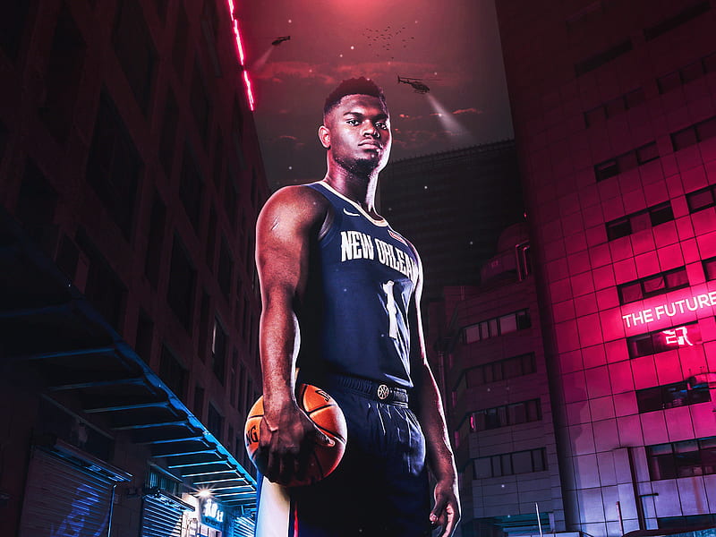 Zion Williamson New Orleans NBA 2022, HD wallpaper