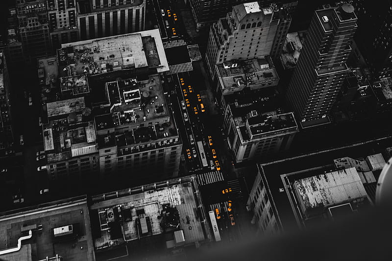 aerial graphy of buildings, HD wallpaper