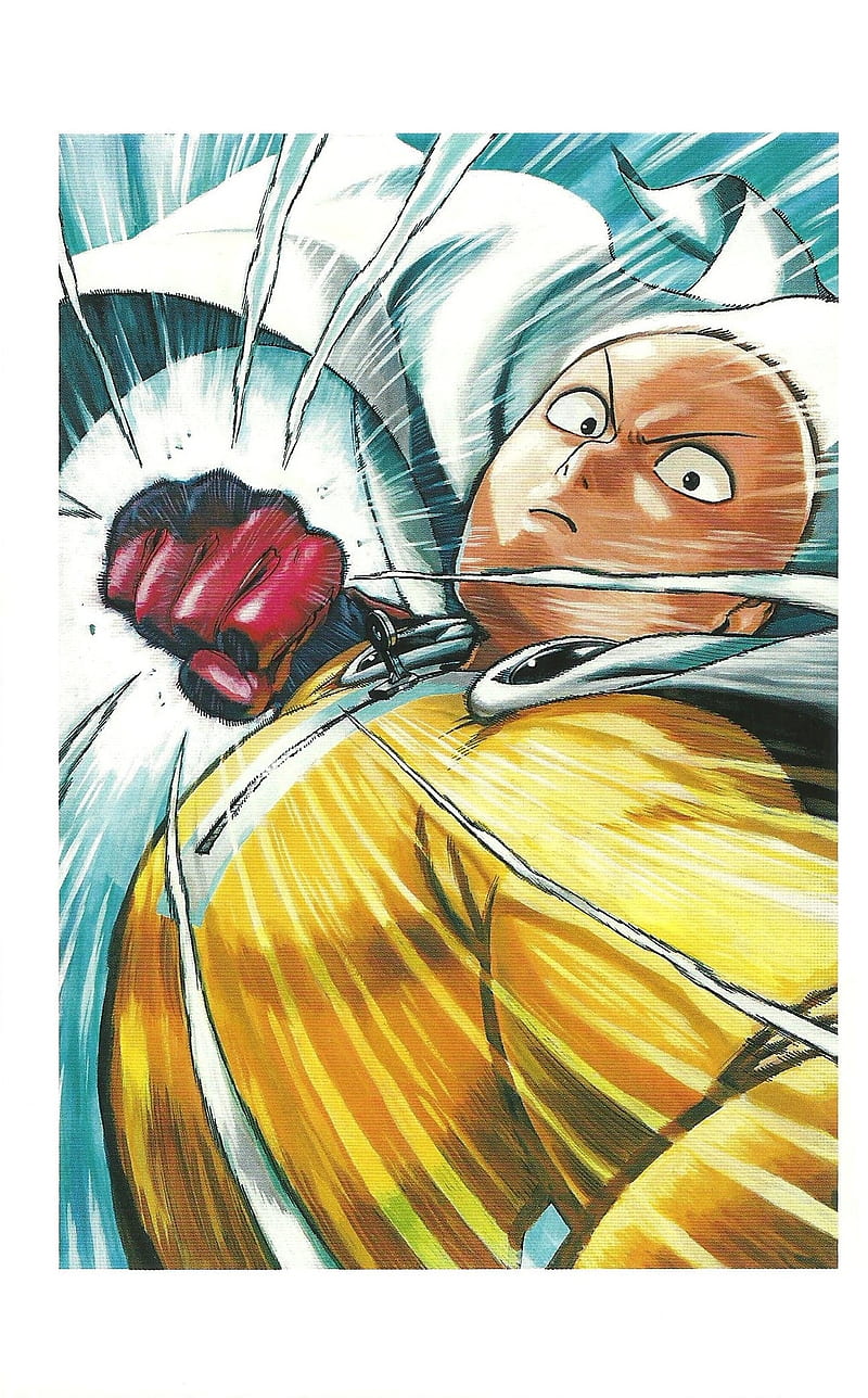 One-Punch Man, Yusuke Murata, Saitama, HD phone wallpaper