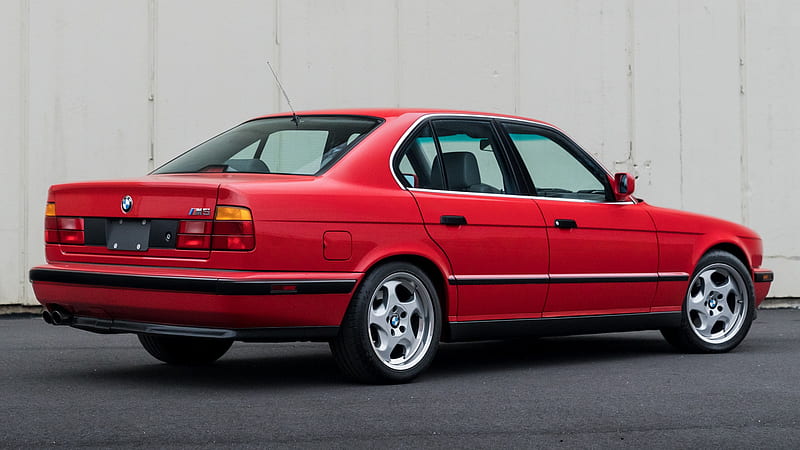 BMW, BMW M5, Car, Luxury Car, Old Car, Red Car, HD wallpaper