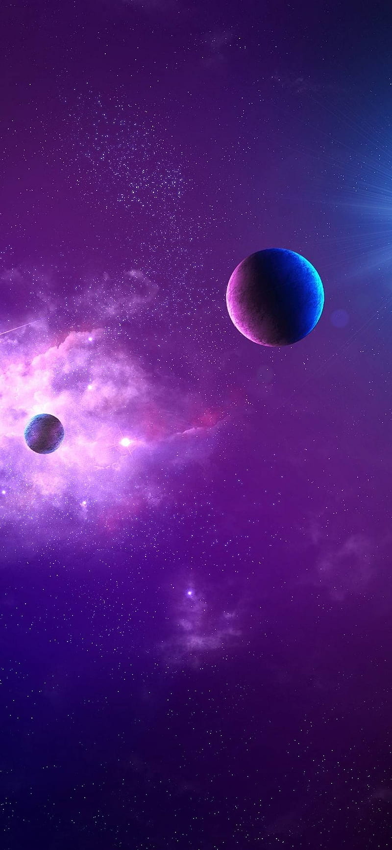 Space99, cosmos, eclipse, galaxy, mix, purple, HD phone wallpaper