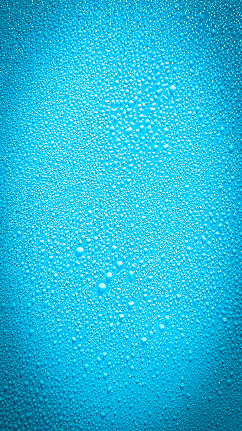 Water Drops, blue, original, gradient, carbon, effect, HD phone wallpaper