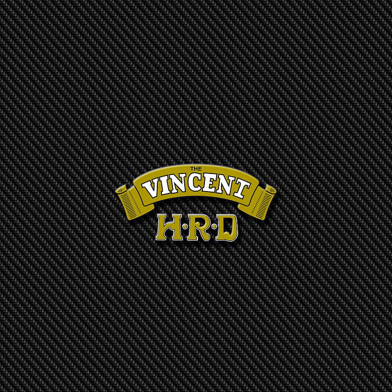 Vincent HRD Carbon, badge, emblem, logo, motorcycle, HD phone wallpaper