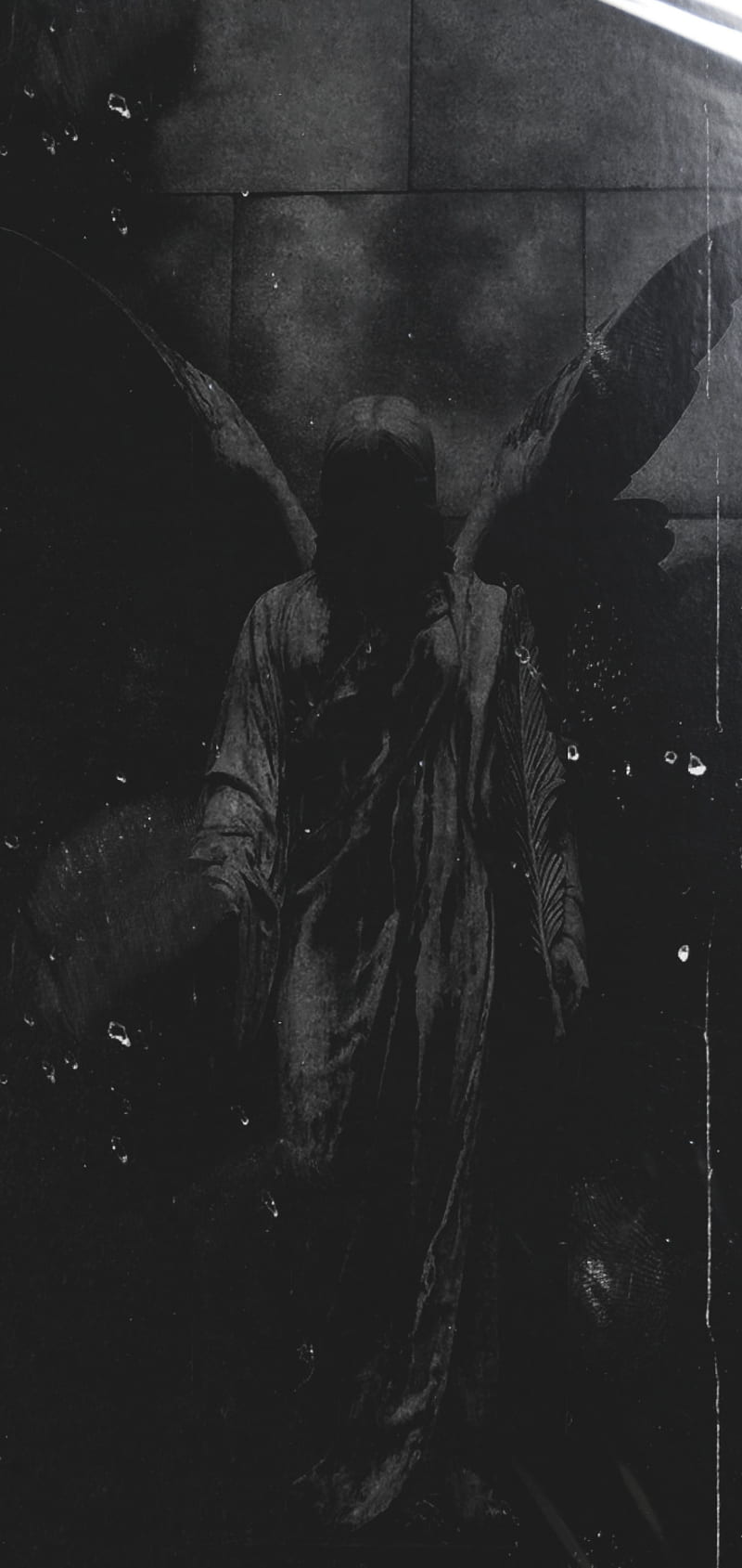 Gloomy, darkness, designersnart, scary, statue, HD phone wallpaper | Peakpx