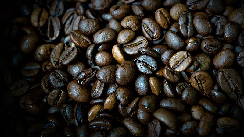 Roast Coffee, brown, coffee, dark, beans, roasted, roast, abstract, food, beverage, graphy, HD wallpaper
