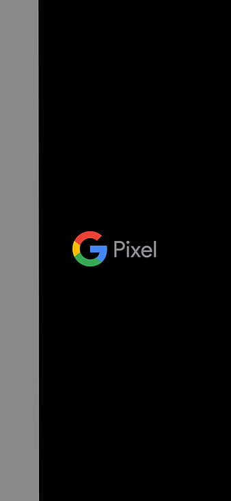 Google Pixel Logo, amoled, android, edge, google logo, google pixel simple, HD phone wallpaper