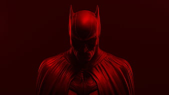 The Batman Red Theme Dope, HD wallpaper