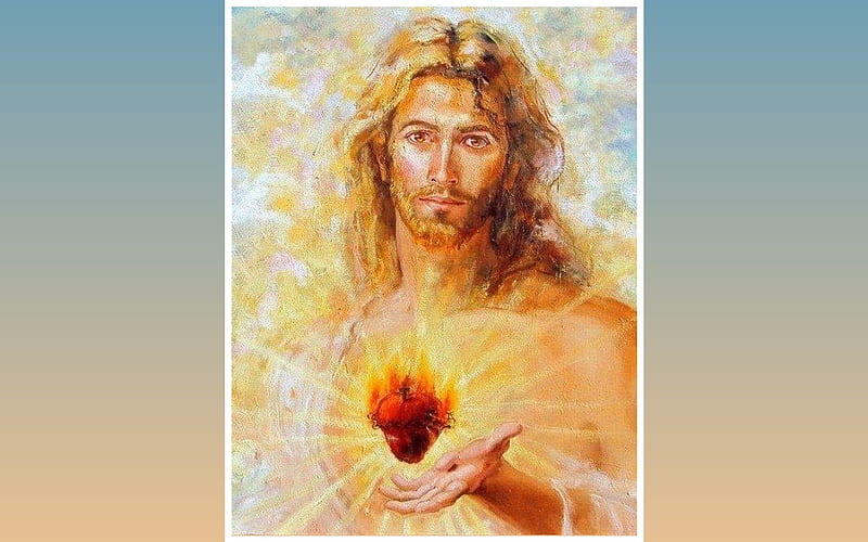 Sacred Heart of Jesus, Sacred, Heart, Christ, Jesus, HD wallpaper