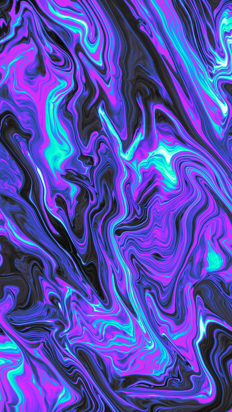 HD purple neon waves wallpapers