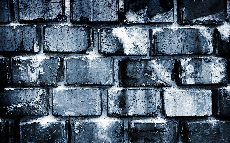 gray bricks background close-up, gray bricks, gray brickwall, bricks textures, brick wall, bricks, wall, bricks background, gray stone background, identical bricks, HD wallpaper