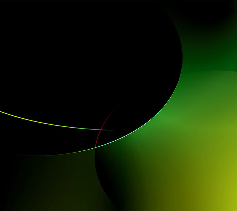 Green Abstract, black, HD wallpaper | Peakpx