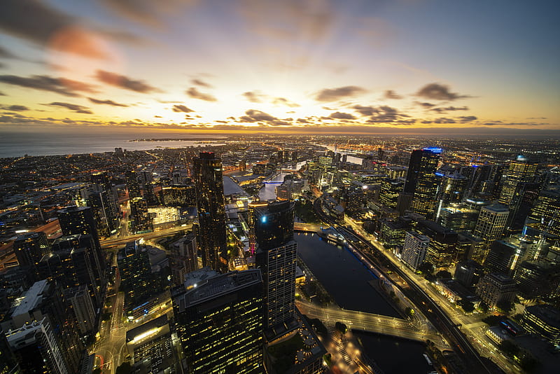Cities, Melbourne, Australia, HD wallpaper