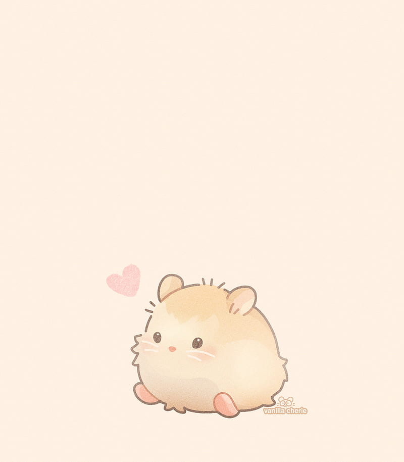 Hi I'm Angel!, Cute Cartoon Hamster, HD phone wallpaper | Peakpx