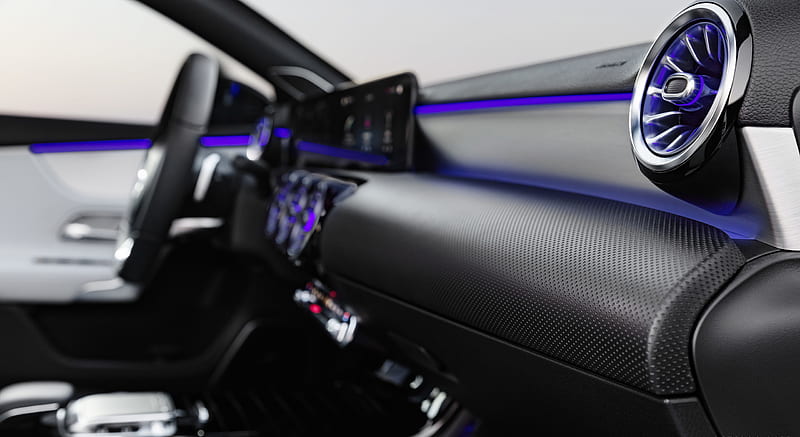2019 Mercedes-Benz A-Class Edition 1 - Upholstery DINAMICA microfibre / ARTICO man-made leather Interior , car, HD wallpaper