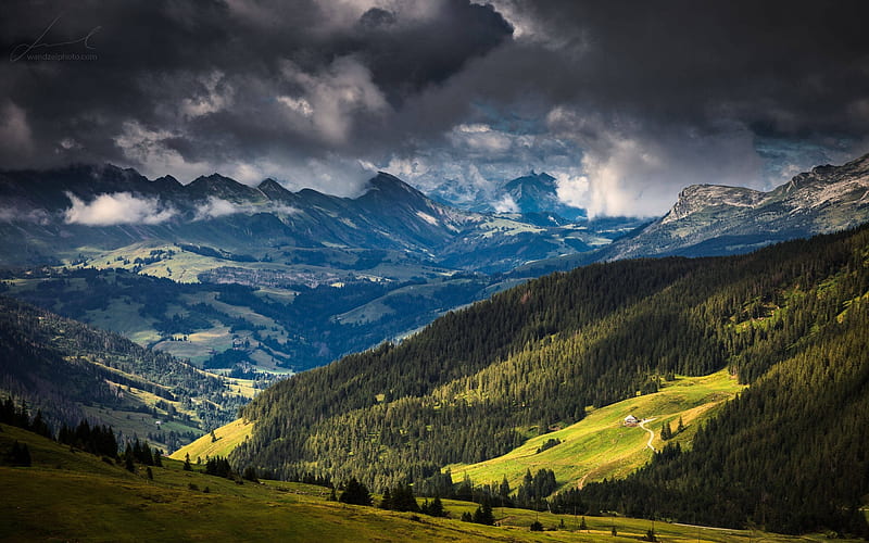 Gorgeous Mountain Valley, HD wallpaper