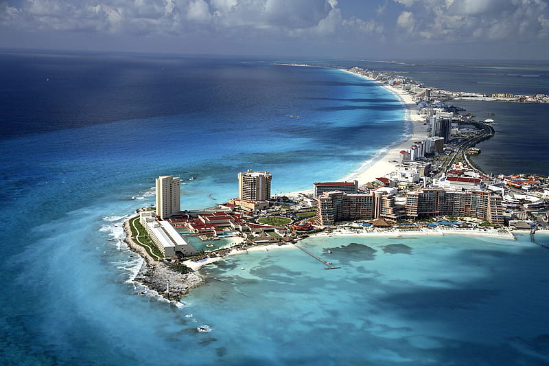 Cancun, beach, HD wallpaper