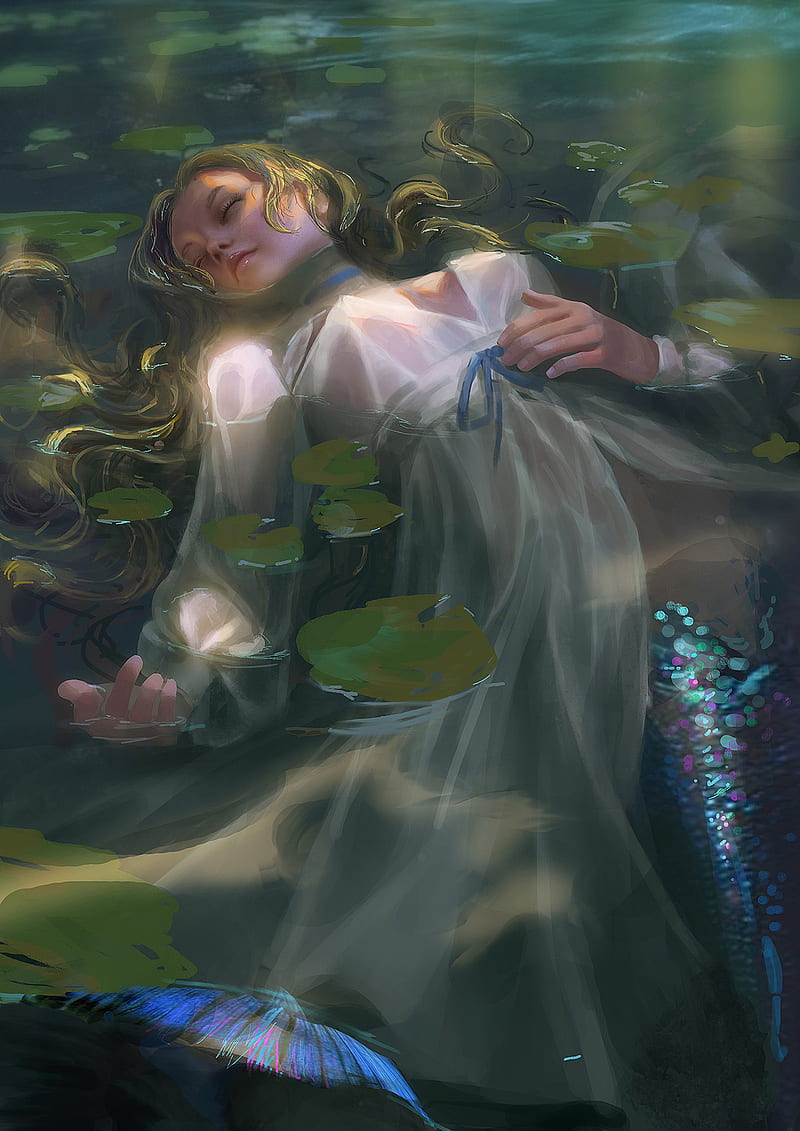 fantasy art, artwork, mermaids, HD phone wallpaper