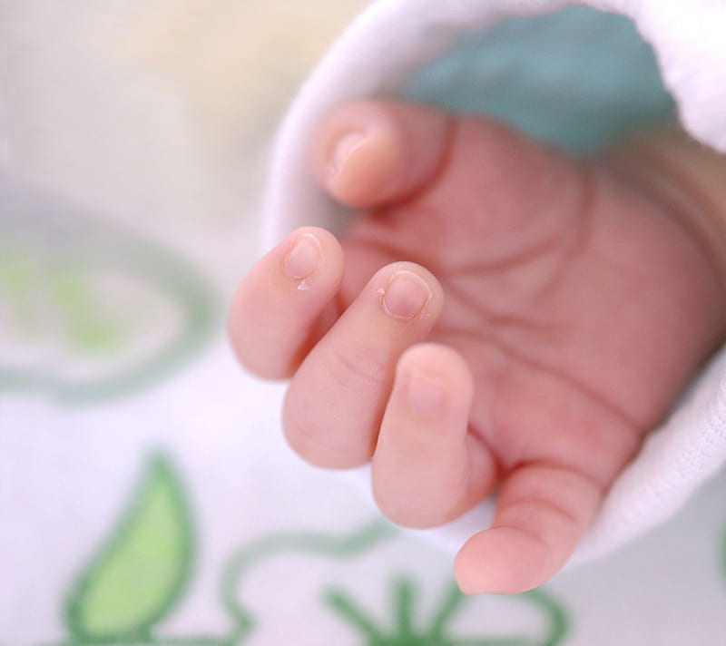 Cute Baby Hands, hands, cute, soft, fingers, pink, baby, HD wallpaper