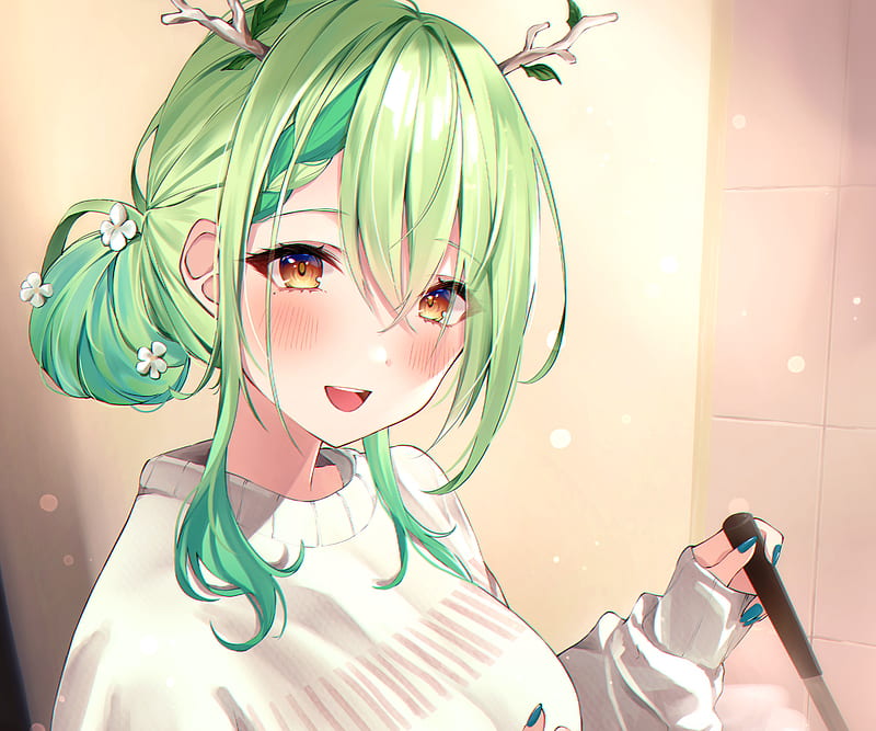 Anime, Virtual Youtuber, Ceres Fauna , Hololive, HD wallpaper