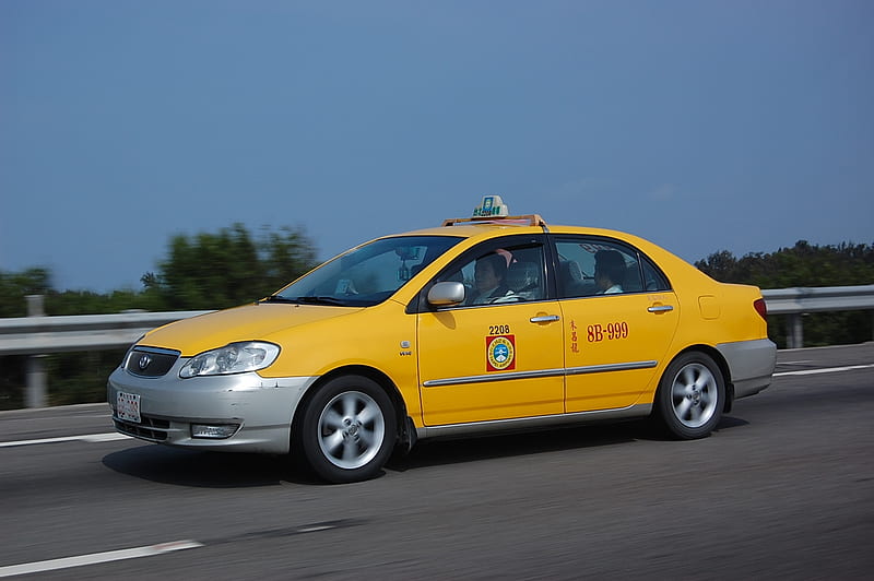 taiwan taxi, taiwan, toyota, taxi, car, HD wallpaper