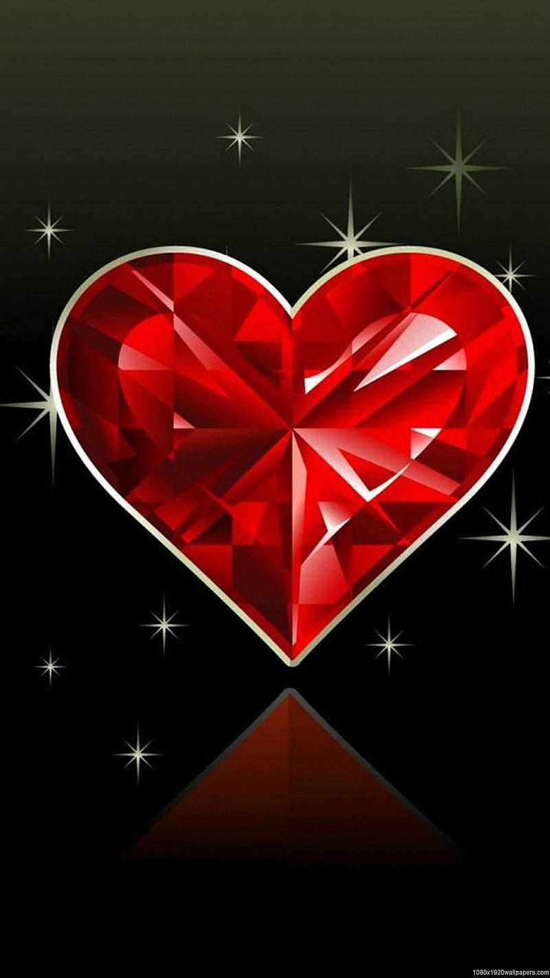 Diamond Heart, love, HD phone wallpaper | Peakpx