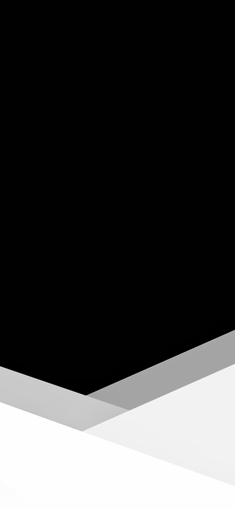 Layers, abstract, amoled, black, cool, grayscale, minimalistic, simple, white, HD phone wallpaper