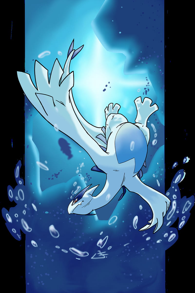 Underwater Pokemon Lugia, Ocean Pokemon HD phone wallpaper