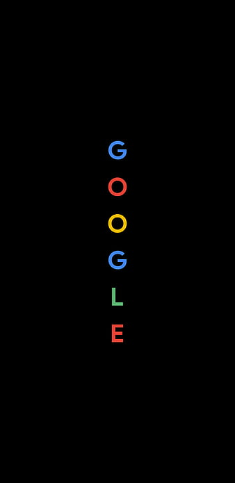 Google, minimal, black, logo, HD phone wallpaper