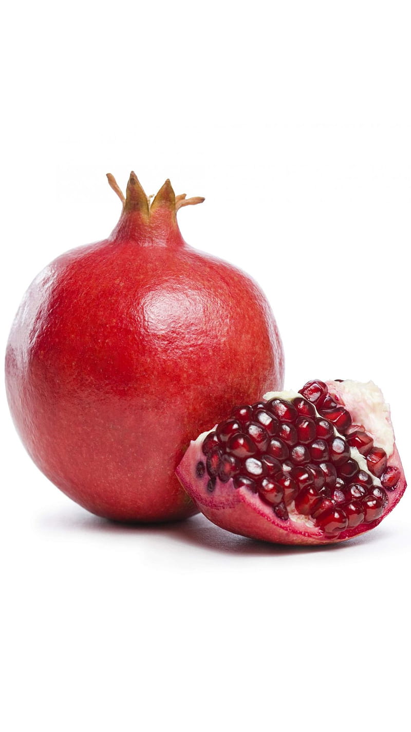 Pomegranate, delicious, nutrient rich, ruby red, HD phone wallpaper