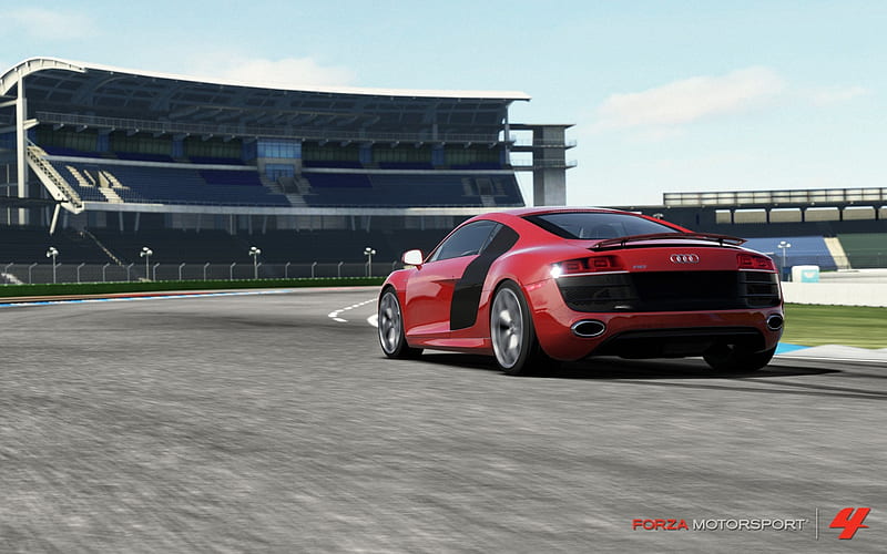 Forza Motorsport 4, 4, audir8, motorsport, forza, HD wallpaper