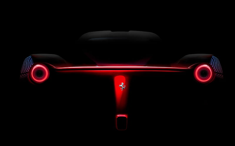 Ferrari LaFerrari Aperta rear view, 2018 cars, darkness, supercars, Ferrari, HD wallpaper