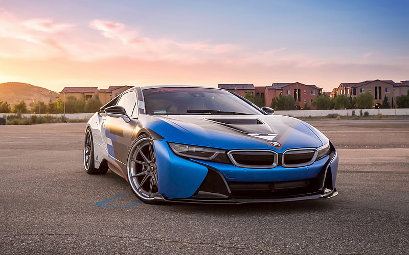 BMW i8 Vorsteiner, VR E, electric sports coupe, tuning i8, German cars, sports car, BMW, HD wallpaper