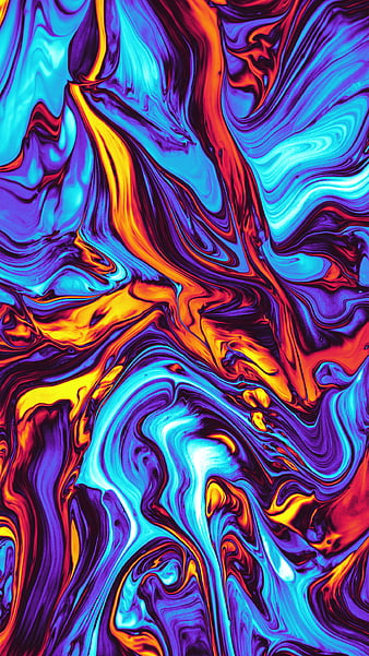 Close to Me, Close, Color, Colorful, Geoglyser, abstract, acrylic, bonito, blue, fluid, holographic, iridescent, pink, psicodelia, purple, rainbow, texture, trippy, vaporwave, waves, yellow, HD phone wallpaper
